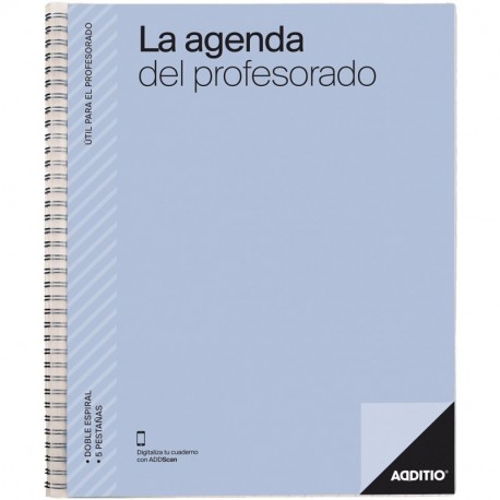 Additio P212 - Agenda para el Profesorado, color gris