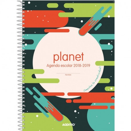 Additio A122 - Agenda Planet 2018-19 para educación primaria