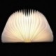 LED Plegable Lámpara del Libro, Ambiental Lámpara LED Recargable de 2000mAh, Lámpara LED con 5 Colores, para Luz de Lectura, 