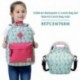 VASCHY Mochila Escolar para Niños, Mochila Infantil Mochila de Flamencos para Niñas Mochila Preescolar Bonita con Bolsillos L