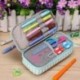 BTSKY Estuche Escolar de Escribanía con 2-Capas Multifuncional Organizador de Lápices Impermeable Bolsa de Maquillajes Papele