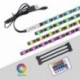 Tiras LED USB de 2 metros con Colores RGB, Para TV Entre 40 y 60 Pulgadas, con Control Infrarrojo