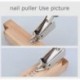Grapadora manual Clavadora Pistola de grapas Kit Heavy Duty Staple Remover madera Cubierta de tapicería 900 piezas de grapas