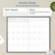 Larkpad Small Planner Julio 2018 - Junio 2019 con Inner Pocket, Diario, Semanal, Mensual y Anual Planner, Calendario, Agenda,