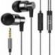 Gritin GB3015, Auriculares con Cable y Micrófono In ear Headphone Sonido Estéreo 3.5mm, color Gris