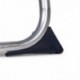 SOLENNY - Silla marinera plegable para playa de aluminio, tejido textiline transpirable en color azul