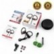 Auriculares Bluetooth, Mugo Ipx7 Impermeable Auriculares Inalambricos Deportivos con Micrófono Integrado y Manos Libres, Canc