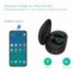 Holyhigh Auriculares Bluetooth Inalámbricos Mini Twins Stereo Auriculares Inalambricos con Caja de Carga y Micrófono Integrad
