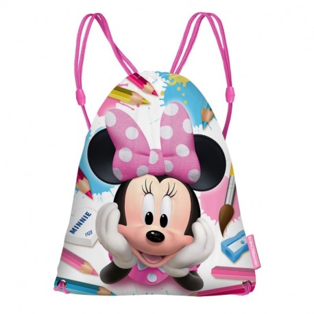 Minnie Mouse KM-37699 2018 Bolsa de Cuerdas para el Gimnasio, 40 cm