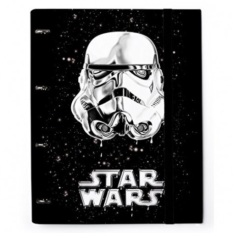 Grupo Erik Editores Star Wars Classic Trooper - Carpeta con 4 anillas troquelada, 32 x 27.5 cm