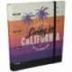 Grupo Erik Editores California - Carpeblock con 4 anillas, 32 x 27.5 cm