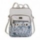Lois - 27323 Mochila Casual de diseño. Cierre Cremallera. Asa Superior y Tiras Ajustables. Bolsillos Delante y detrás con Cre