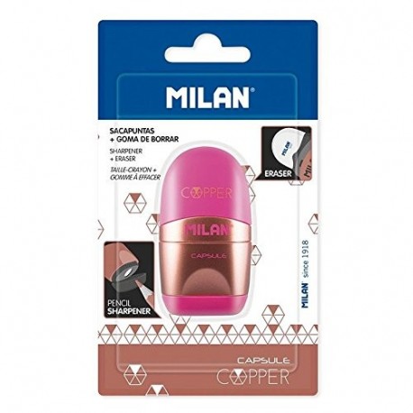 Milan Capsule Copper Gomas de borrar, Blanco, Pequeño