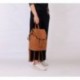 Mochila de Mujer Casual Backpack Bohemia Impermeable PU con Borla Mochila Estilo étnico Vintage para Viajar Compras Fiesta Va