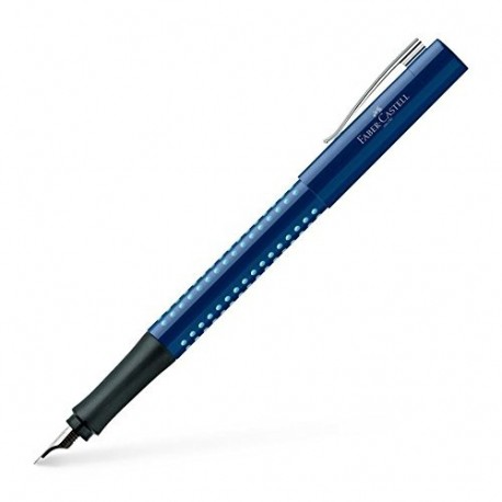 Faber-Castell 140918 Grip 2010, pluma estilográfica B Azul Claro