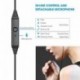 SoundPEATS Auriculares con Cable 3.5mm, micrófono y Control de Volumen, Auricular In-Ear Estéreo HiFi Cancelación de Ruido-Ne