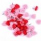 SODIAL 50 PCS Heart Push Pins, tablones de anuncios de color rojo Thumb Tacks, Pink Cute tachuelas de pared decorativos para 