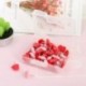SODIAL 50 PCS Heart Push Pins, tablones de anuncios de color rojo Thumb Tacks, Pink Cute tachuelas de pared decorativos para 