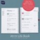 Boxclever Press Life Book Agenda 2019. Agenda A5 semanal. Planificador semana vista con grande espacio para cada día, listas 