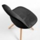 ofiprix Nordic Conjunto 2 sillas Nordic Acolchadas, Color Negro