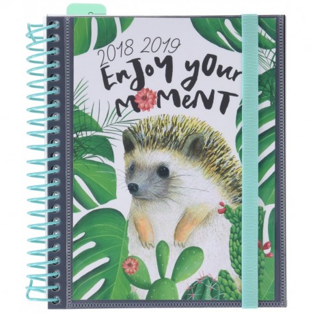 Grupo Erik Editores - Agenda escolar Enjoy Your Moment 2018/2019 Semana vista, 15,5 x 19 cm