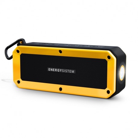 Energy Sistem Outdoor Box Bike - Altavoz con Bluetooth 10 W, con Soporte de Bicicleta, microSD, Radio FM, Linterna, Resisten