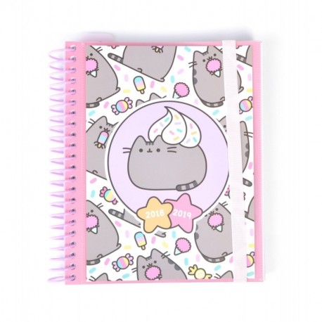 Grupo Erik Editores - Agenda escolar Pusheen The Cat 2018/2019 Semana vista, 15,5 x 19 cm