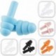6 Pares de Tapones de Oídos Tapones Reutilizables de Cancelación de Ruido para Dormir y Natación, 6 Colores Variados Multico
