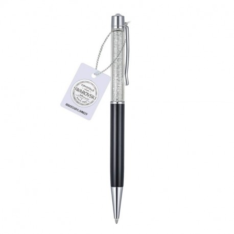VEECANS Bolígrafo Crystalline Elegante y Exclusiva pluma Retráctil llena de 200 Brillantes Cristales Swarovski, Material de P