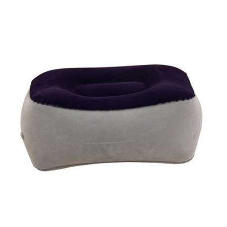 AOLVO Almohada de reposapiés de Viaje, Hinchable y Ajustable, reposapiés y cojín de sueño para reposapiés, cómoda Almohada en