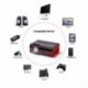 Proyector Paick Vídeo Proyector 2200 Lúmenes Multimedia LED Proyector de Cine en casa Compatible con HD 1080p HDMI VGA AV USB
