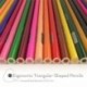 Lápices de dibujo de colores con forma triangular suave de Arteza - Pack de 48 lapiceros ergonómicos preafilados