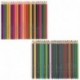 Lápices de dibujo de colores con forma triangular suave de Arteza - Pack de 48 lapiceros ergonómicos preafilados