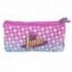 Estuche escolar Niña Disney Soy Luna - Bolsa portatodo para lapices con estrellas blancas - Practico estuche portatodo para l