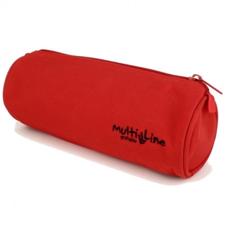 Grafoplás 37541851－Estuche escolar redondo Multiline color rojo