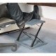 HomeTown Market Reposapies ergonómico de masaje y ángulo ajustables para oficina, casa o escritorio Gris