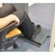 HomeTown Market Reposapies ergonómico de masaje y ángulo ajustables para oficina, casa o escritorio Gris
