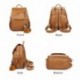 Mochila de Moda Mochila, JOSEKO Mujer Mochila de Cuero de Viaje Ocio PU Bolsa de Dibujos Animados Tassel Solid