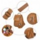 Mochila de Moda Mochila, JOSEKO Mujer Mochila de Cuero de Viaje Ocio PU Bolsa de Dibujos Animados Tassel Solid