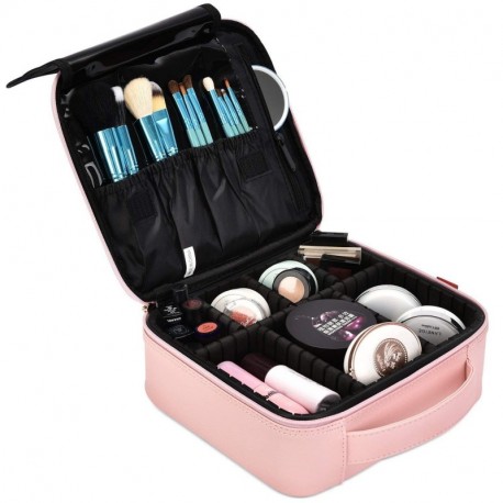 DTBG Mochila de Maquillaje profesional Bolsa de Maquillaje impermeable para Hombres y Mujeres Organizador de Cosméticos portá