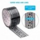 Cinta Washi Adhesivas Decorativa 3 Rolls Tape, Vidillo 15m X 45 mm Flores etiqueta engomada de encaje negro autoadhesivo mask