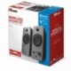 Trust Zelos - Juego de Altavoces 2.0 con Bluetooth, Color Gris