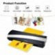 Hiveseen Plastificadora A3, Maquina Plastificadora A3 A4 con Hoja Plastificar A3 A4 A5, Frio y Caliente, 2 Rodillo, 80-125 Mi