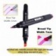 Dibujo Artístico Marcador Pen -80 Colores Consejo Dual Twin Marker Resaltador con Funda Gratis para Anime Bosquejo Dibujos An