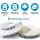 100 etiquetas para coser a la ropa. Etiquetas personalizadas de tela 100% ALGODÓN. Cintas de nombre para guarderías, escuelas
