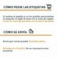 100 etiquetas para coser a la ropa. Etiquetas personalizadas de tela 100% ALGODÓN. Cintas de nombre para guarderías, escuelas