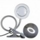 Lámpara Escritorio Lupa 2.5x LED, Lámpara Lupa Iluminadora de Lectura Recargable USB Con Clip Maquillaje Portátil Tatuaje Cli