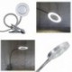 Lámpara Escritorio Lupa 2.5x LED, Lámpara Lupa Iluminadora de Lectura Recargable USB Con Clip Maquillaje Portátil Tatuaje Cli