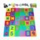 TrAdE shop Traesio- Alfombra Puzzle para niños Juego de 36 Piezas Juego Alfombrilla Letras números Goma EVA