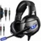 ONIKUMA Auriculares Gaming, Cascos Gaming con Micrófono Reducción de Ruido para PS4, Xbox One, Nintendo Switch, Sonido 7.1 Su